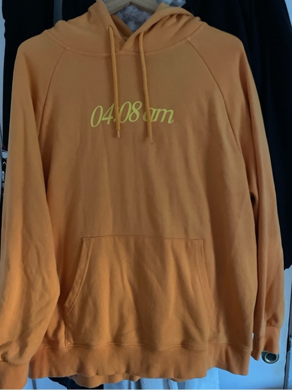 EXO Orange "04:08am" Pullover Hoodie